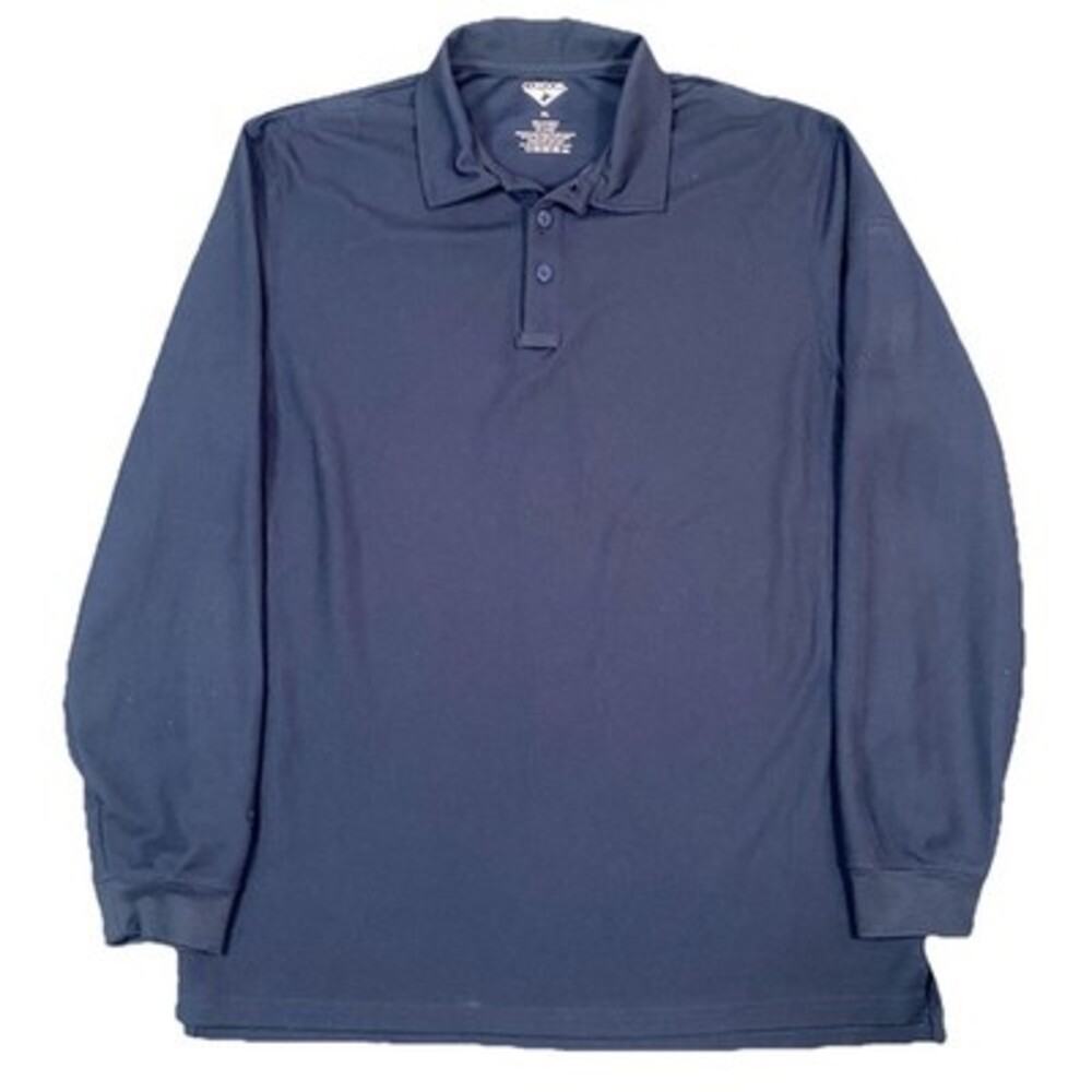 Condor Tactical Polo Men XL Navy Solid‎ Performance Modern Workwear Utility Long